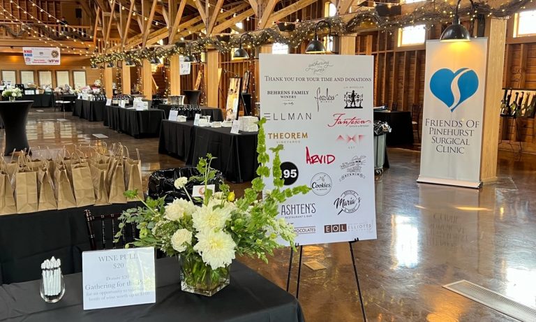 thank you sign listing out event sponsors